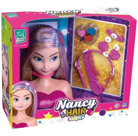 Boneca Nancy Hair Para Pentear E Maquiar – SUPER TOYS – Maior Loja