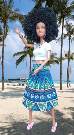 Saia estilo best sale boneca
