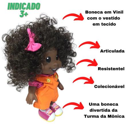 Milena, da Turma da Mônica, integra time de bonecas negras do