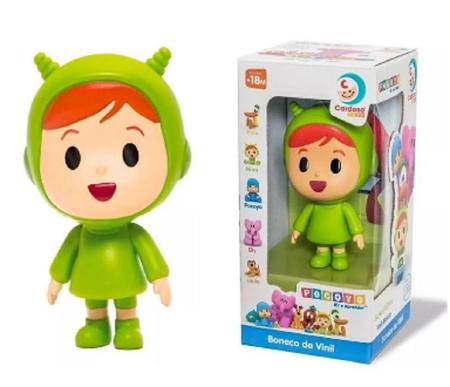 Boneco Nina De Vinil - Turma Do Pocoyo - 3021 - Cardoso - Real Brinquedos