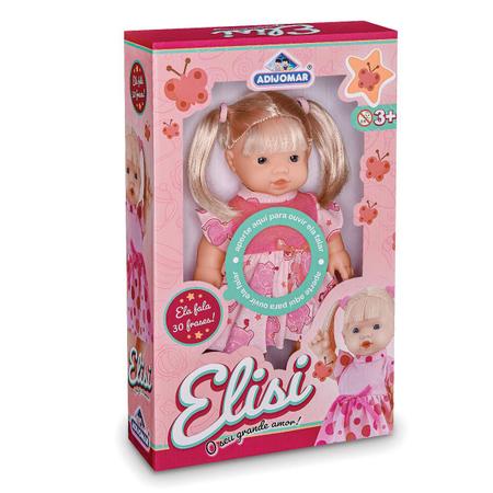 Boneca Para Meninas 6 7 8 9 Anos Que Fala +Carrinho E Jantar - Adijomar Big  Star DM Toys - Bonecas - Magazine Luiza