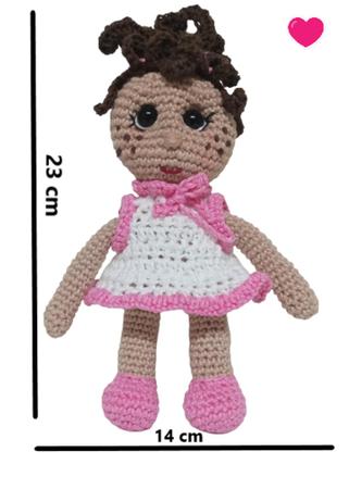 Boneca com roupa de croche - Lizete artesanato - Bonecas - Magazine Luiza