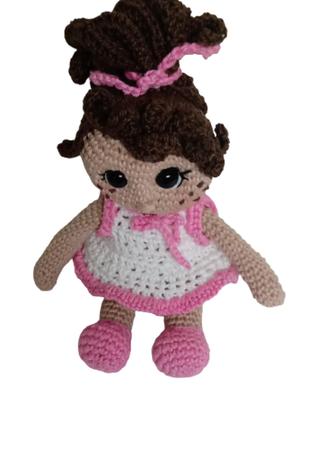 Boneca com roupa de croche - Lizete artesanato - Bonecas - Magazine Luiza