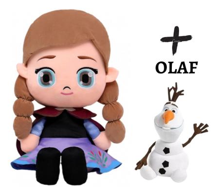 Boneca de Pelúcia Anna Frozen Disney 50cm - Long Jump LJP1435 - Pelúcia -  Magazine Luiza