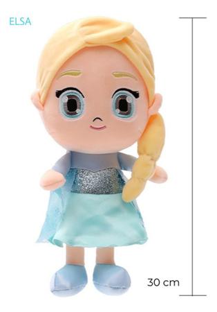 Imagem de Boneca Pelúcia ELSA Baby FROZEN Disney Infantil 30cm + OLAF