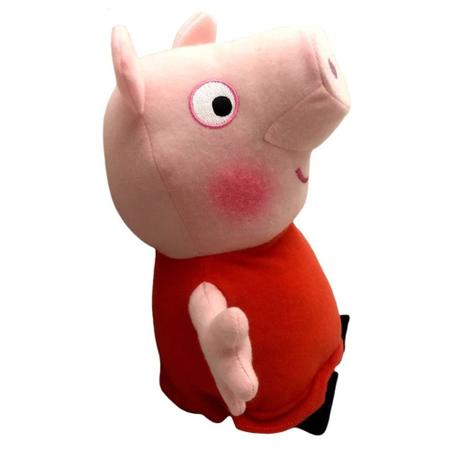 Peppa Pig pelúcia para crianças, peluches macios, desenhos