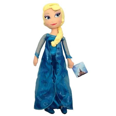 Boneca Pelúcia Princesa Elsa 50cm Frozen Disney - Long Jump - Pelúcia -  Magazine Luiza