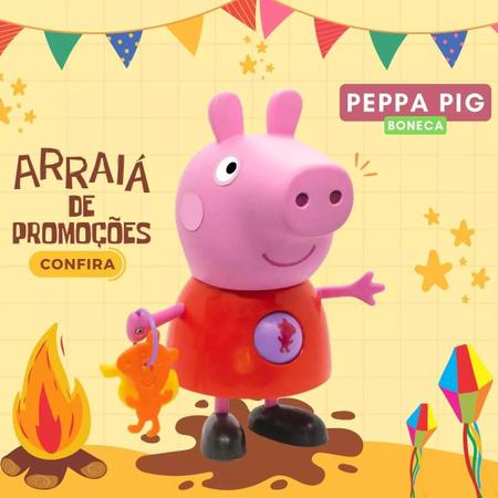 Imagem de Boneca Peppa Pig Atividades Com A Peppa Pig Brinquedo Menina e Menino Elka