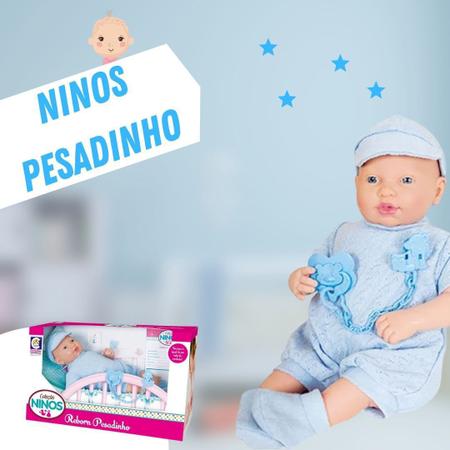 Boneca Bebê - Reborn - Ninos - Menino - Cotiplás