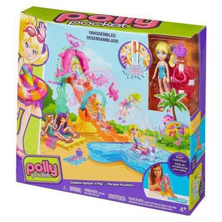 Polly Parque Aquatico Mattel FNH13 - Patota Brinquedos