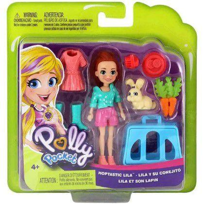 Imagem de Boneca Polly Pocket Acessórios e Coelhinho Mattel GDM11