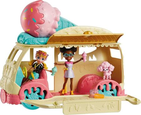 Carro Carnaval de Sorvete Polly Pocket DVJ67 Mattel - Bonecas