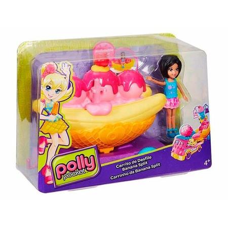 Boneca Polly Pocket Carrinho de Banana Split - Mattel : :  Brinquedos e Jogos