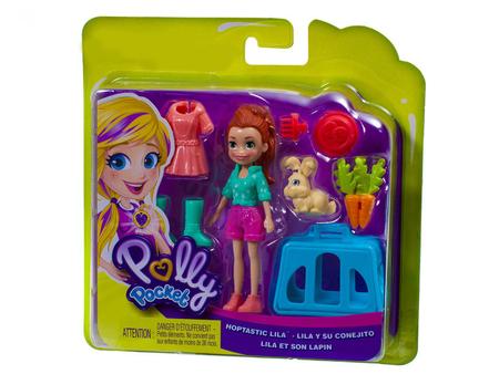 BONECA COM BICHINHO POLLY POCKET - GTIN/EAN/UPC 746775296797