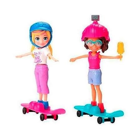 Polly Pocket GGJ48 Estilos Mattel Mini Boneca Pequena Troca Roupa