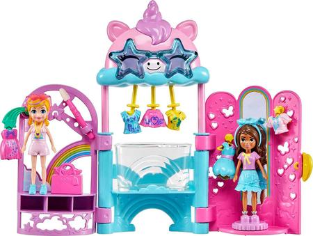 Boneca Polly Pocket e Cenário Boutique de Moda Mattel HKW09 - Star Brink  Brinquedos