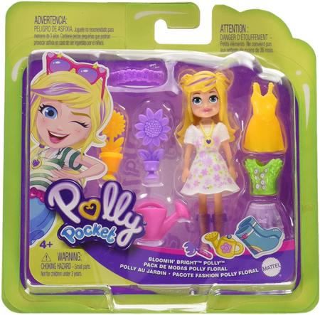 Polly Pocket Conjunto Fashion GDM01 Mattel Boneca Mini Acessórios