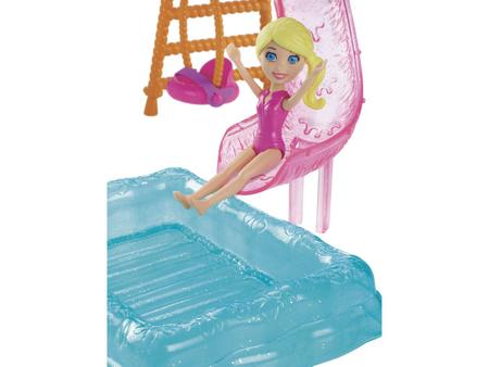 Boneca Polly Pocket Festa No Jardim com Piscina