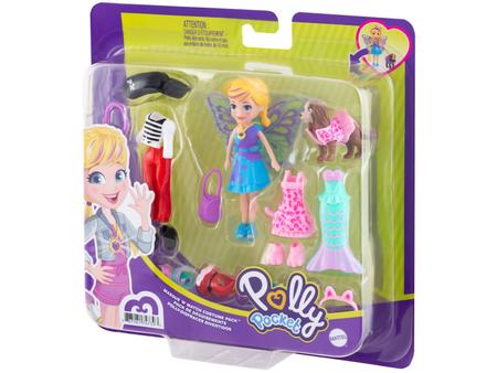 BONECA POLLY POCKET KIT CACHORRO FANTASIA - Babu Brinquedos