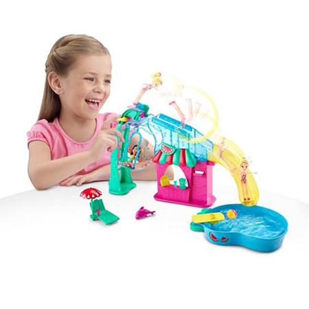 Boneca POLLY Pocket Parque Aquatico CRISSY Mattel DVJ72/DVJ73 – Starhouse  Mega Store