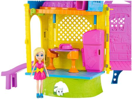 Playset Polly Pocket Club House da Polly GMF81 - Mattel - Happily Brinquedos