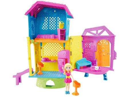 Polly Pocket! Clubhouse da Polly Set de Jogos Polly e Peaches Nova Polly  Mattel - Bonecas - Magazine Luiza