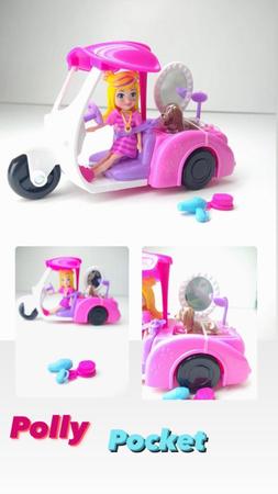 Polly Pocket - Veículo Banho de Cachorros - Mattel Gdm10 - Pirlimpimpim  Brinquedos