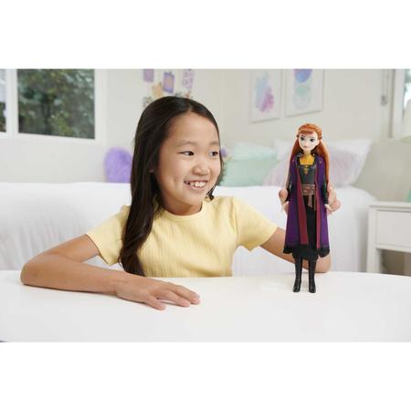 Boneca Princesa Anna Frozen 30cm Disney Original Mattel