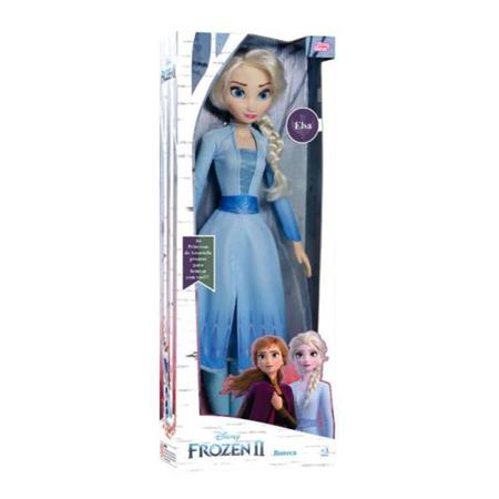 Boneca Princesa Elsa Frozen 2 Disney 55cm Original c/ Nota Fiscal -  Novabrink / Baby Brink - Bonecas - Magazine Luiza