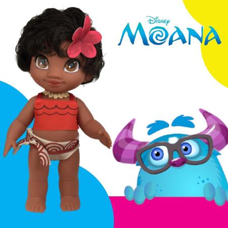 Boneca Princesa Moana Disney Bebê Baby 36 Cm 2504 Cotiplás em