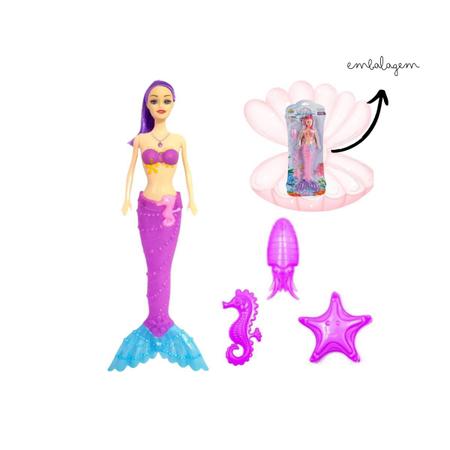 Cauda de sereia para boneca barbie