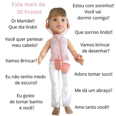 Boneca Bem Querer Fala 30 Frases