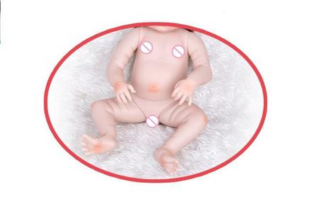 Bebe Reborn 48cm 100% Corpo De Silicone Realista Baby Fashion Coelho