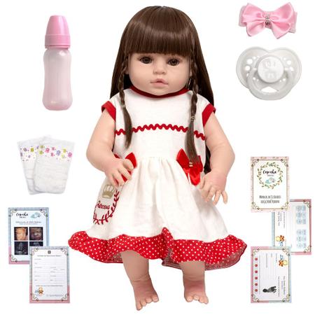 Vestido de Natal para boneca reborn