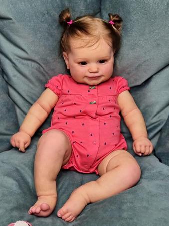Boneca Reborn Baby Doll RXDOLL Maddie, vinil de silicone completo, 50 cm, menina Imagem de Boneca Reborn Baby Doll RXDOLL Maddie, vinil de silicone completo, 50 cm, menina