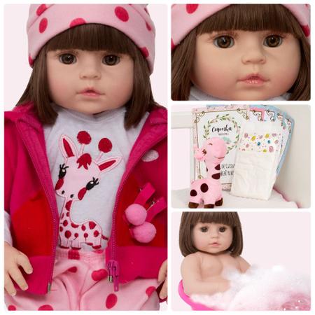 Boneca Bebe Reborn Menina Loira Enxoval Completo Envio 24hrs - Cegonha  Reborn Dolls - Bonecas - Magazine Luiza