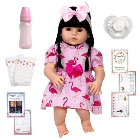 Boneca Bebê Reborn Menina Barata + 16 Itens Envio Imediato - Cegonha Reborn  Dolls - Bonecas - Magazine Luiza