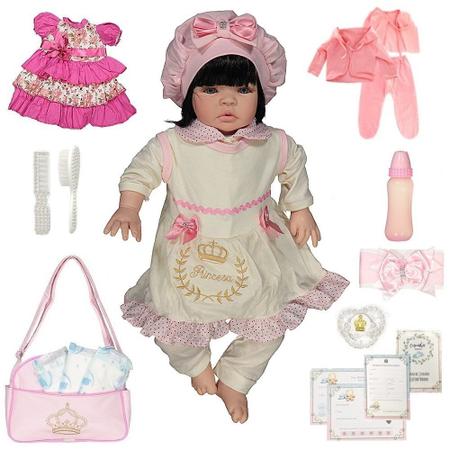 Boneca Reborn Ashley Caqui De Pano Cegonha Reborn Dolls - USA Magazine