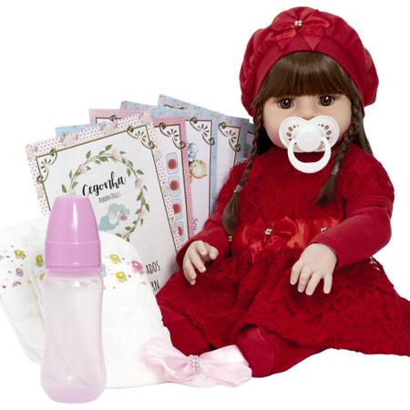 Boneca Reborn de Silicone Que Pode Dar Banho - Cegonha Reborn Dolls - Boneca  Reborn - Magazine Luiza