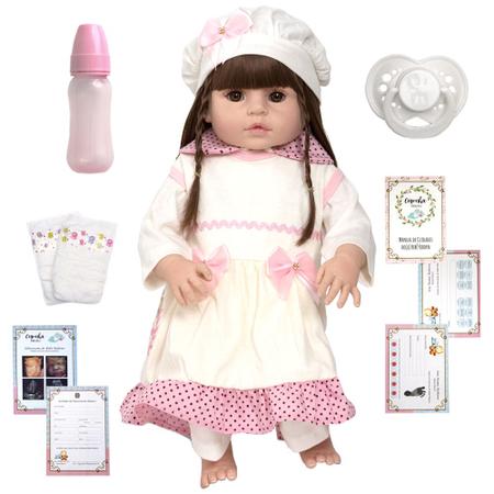 Boneca Reborn Realista Linda Membros De Silicone - Cegonha Reborn Dolls - Boneca  Reborn - Magazine Luiza em 2023