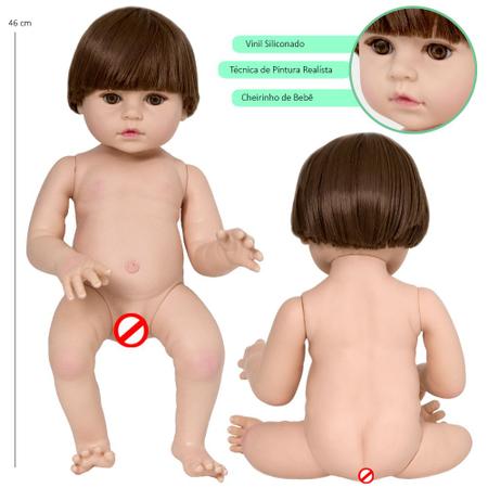 Boneco Bebê Reborn Masculino Recem Nascido Enxoval Príncipe - Cegonha Reborn  Dolls - Bonecos - Magazine Luiza