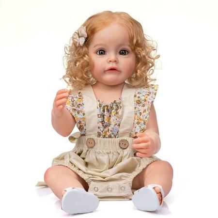 Boneca Reborn Realista Corpo de Silicone New Happy - Boneca Reborn -  Magazine Luiza