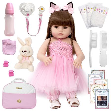 bebe boneca reborn kit tesse - LOJA DAS CEGONHAS