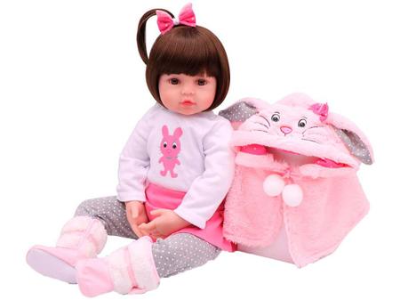 Boneca Bebê Reborn Laura Baby Babi 472 - Shiny Toys - Boneca Reborn -  Magazine Luiza