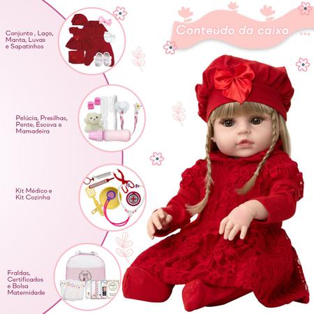 Boneca Reborn Mercado Livre Bebê Corpo De Silicone 13 Itens