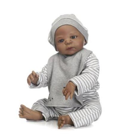 Imagem de Boneca Reborn Wokex Lifelike Newborn Soft Silicone 55 cm