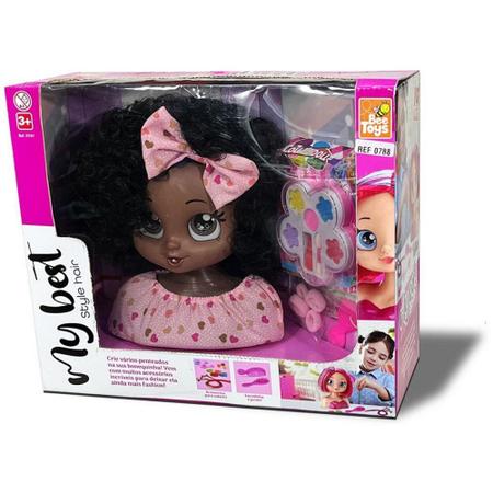 Boneca Busto My Best Style Hair - Bee Toys - Ri Happy