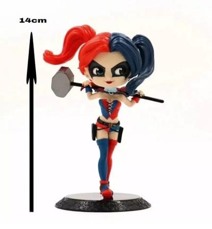 Boneca Arlequina Em Resina DC Comics. no Shoptime