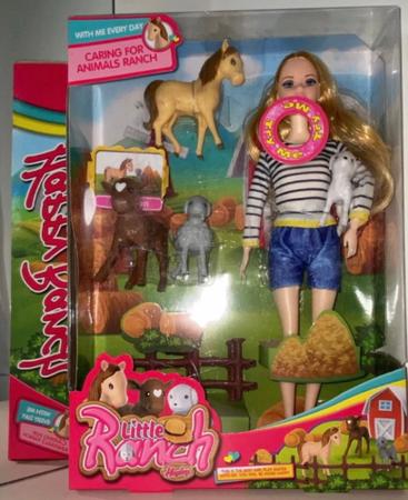 Boneca Tipo Barbie Com Roupa e Acessórios Brinquedo Infantil - Kids Think  big - Boneca Barbie - Magazine Luiza