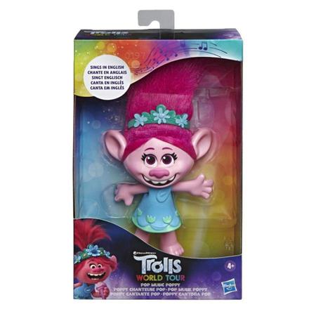 Boneca Trolls Poppy Cantora Pop Hasbro E7219 - Loja de Brinquedos